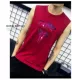 Học sinh nam áo thun không tay chơi bóng rổ cotton vai áo thể thao rộng rãi mồ hôi vest rộng kích thước mỏng vest áo ba lỗ tập gym