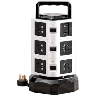 usb charging retractable artifact porous vertical socket