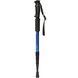 Ultra-light retractable trekking pole with straight handle