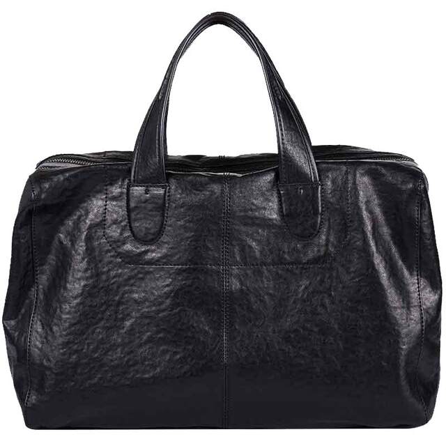 Papin large capacity genuine leather hand travel bag