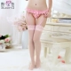 Bộ đồ gợi cảm Vô cùng quyến rũ Sao Ren garter ống dài gợi cảm dây đai bó sát