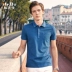 Mr. Cloth Short Tay T 2018 Mùa hè Mới kinh doanh khí chất sợi ve áo POLO Áo sơ mi nam tay ngắn ao thun polo nam Polo