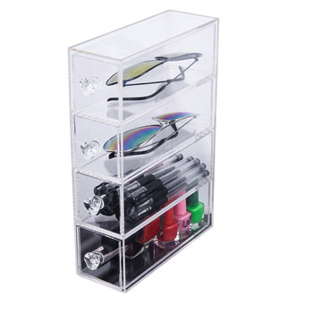 Free shipping desktop transparent acrylic multi-layer storage rack