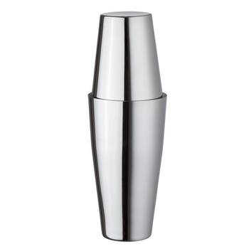 ຍີ່ປຸ່ນນໍາເຂົ້າ yukiwa bottomless boston cocktail shaker stainless steel japanese double hall shaker 2-section shaker