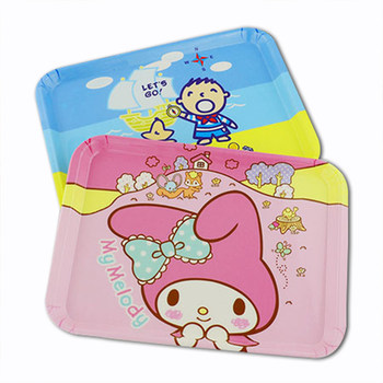 Metamine cartoon living room water cup plastic fast food plate meal plate