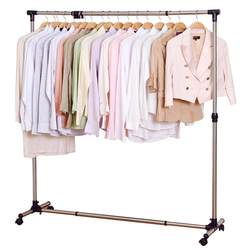 Youlite simple clothes drying rack stainless steel floor-standing folding indoor clothes hanger single pole telescopic dormitory quilt drying rack