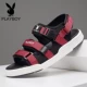 Playboy sandal nam hè 2019 phiên bản mới của Hàn Quốc theo xu hướng thể thao hoang dã và giải trí cho đôi giày đi biển thoáng khí - Sandal