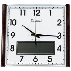 Telesonic/Uranus Modern Minimalist Wall Clock Bedroom Living Room Silent Clock Creative Quartz Digital Clock