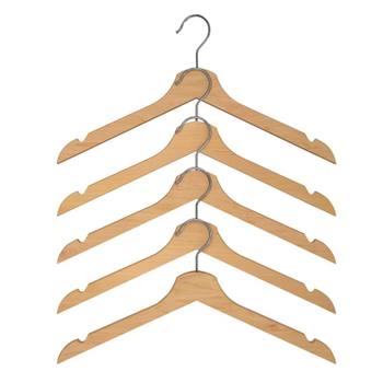 IKEA Boomerang ໄມ້ແຂງ hangers ສີໄມ້, ບ່າກ້ວາງ, traceless, ບໍ່ເລື່ອນ, ທົນທານ hangers ເຄື່ອງນຸ່ງຫົ່ມ, 5-pack, ສົ່ງຟຣີ