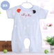 Babyiesies cotton ngắn tay nam và nữ mùa hè bé váy mỏng phần sơ sinh quần áo ngủ romper quần áo trẻ em xuất khẩu Áo liền quần