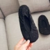 Giày trong nhà bốn mùa vớ cotton nhà vớ vớ chống trượt vớ yoga giáo dục sớm vớ sàn giày nhà nữ - Vớ mắt cá chân tất cổ ngắn Vớ mắt cá chân