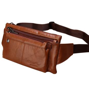 Multifunctional ultra-thin fitted mobile phone casual style waist bag