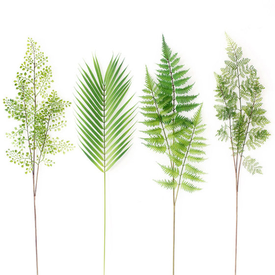 Simulated green leaf Persian fern feel bionic plant landscaping