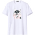 Yu Zhaolin cotton ngắn tay t-shirt nam cotton vòng cổ Hàn Quốc phiên bản của xu hướng tự trồng của nam giới kích thước lớn lỏng nửa tay áo sơ mi Áo phông ngắn