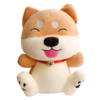 Cute Shiba Inu doll plush toy girls sleep pillow Korean super cute doll girl heart ornament cloth doll