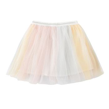 ສິ້ນຂອງເດັກຍິງ, skirts chiffon ດູໃບໄມ້ລົ່ນ, skirts rainbow, skirts fluffy stylish, skirts super fairy Princess ສໍາລັບເດັກນ້ອຍອາຍຸກາງແລະສູງອາຍຸ.