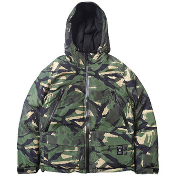 Winter ins super popular coat hooded cotton coat workwear camouflage jacket cotton coat thickened warm cotton jacket trendy brand men