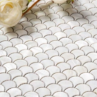 Натуральный белый вентилятор (один кусок)