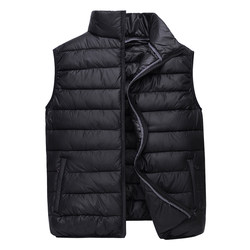 Men's cotton vest autumn and winter thickened youth down cotton thermal vest middle-aged vest short vest outer wear