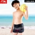 Li Ning Trẻ em Đồ bơi Quần short nam Đồ bơi Mùa đông Spa Đồ bơi Quần áo thể thao khô nhanh Quần short bé trai Bộ đồ bơi của Kid