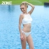 Zoke phấn Bikini Nữ Chia hai mảnh Lady Triangle Sexy Ngực nhỏ Tập hợp đồ bơi đi biển - Bộ đồ bơi hai mảnh Bộ đồ bơi hai mảnh