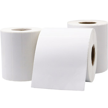 Copper plate horizontal version blank logistics printing box with self-adhesive