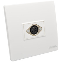 6-core conference socket 86 type hand-in-hand microphone socket audio six-core digital conference wall panel plug