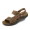 Aokang dép nam mùa hè giày da bãi biển nam bình thường giày mát mẻ trung niên dép cỡ lớn và dép - Sandal