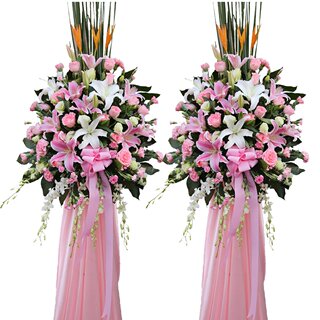 Shanghai flower basket opening flowers city housewarming celebration