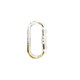 Outdoor rock climbing main lock carabiner O-type thread lock rock climbing hook safety buckle steel lock rock climbing equipment
