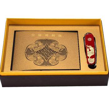Victorinox Swiss Army Knife Year of the Rooster Zodiac Commemorative Collection Gift Box 91mm Long Limited Edition ອຸປະກອນເສີມມີດ Multifunctional