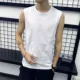 Áo thun cotton nam không tay XL áo dài ngang vai mỏng phần thể thao áo bóng rổ XL rộng vai vest thủy triều