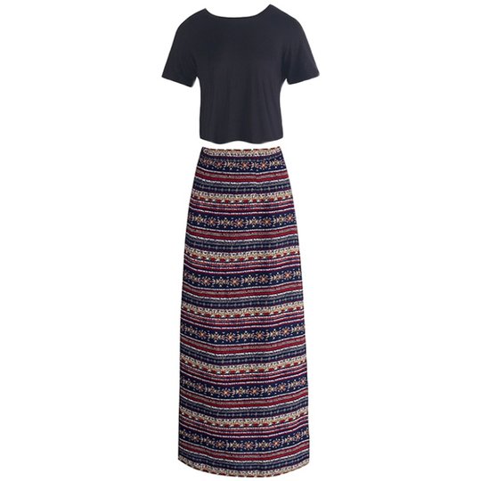 Beach dress ethnic style Dai Thai style suit dress