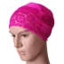 Mũ bơi nữ tóc dài Thời trang Hàn Quốc Cô gái dễ thương Earmuffs Quần lỏng người lớn thoải mái thiết bị bơi - Mũ bơi mũ bơi silicon cho bé Mũ bơi