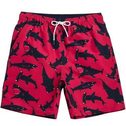 Gailang Beach Pants ຜູ້ຊາຍໄວແຫ້ງໄວ Loose ຫາດຊາຍ Boxer ລອຍນ້ໍາ Briefs ລອຍນ້ໍາ Trendy Lined ພິມ pants ຂະຫນາດໃຫຍ່