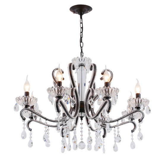 Lighting Crystal European Style Iron Art Candle Living Room Lamp