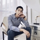 Chân trời nam mùa xuân và mùa hè Bóng đèn mới In áo rõ ràng Slim Fit Thanh niên áo dài tay hợp thời trang kiểu áo sơ mi nữ tay lỡ Mùa xuân