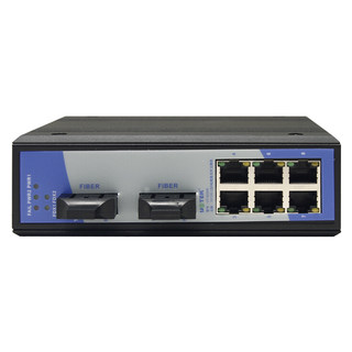 Yutai 2 óptico 6 interruptor de fibra óptica de red industrial eléctrica 100m transceptor ethernet ut-62206