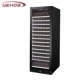 Yuehai Shijia YC-408A Máy nén nhiệt độ tủ rượu liên tục Hộ gia đình Ice Bar Tủ lạnh gỗ rắn Hiển thị tủ rượu