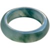 Jewelry laokeng ice species artistic conception floating flowers live broadcast jade finger ring
