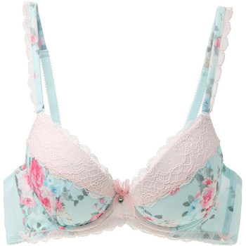 EBLIN Korean counter ຂອງແທ້ຊື້ Rose Goddess 19 ພາກຮຽນ spring sexy lace retro push-up bra