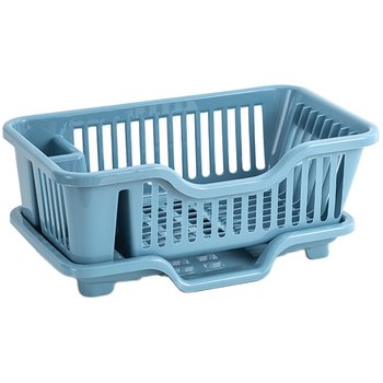 Small kitchen sink and sink storage rack