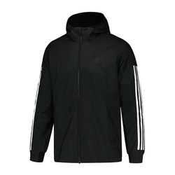 Adidas Jacket Men's 2022 Autumn Style Woven Windproof Workwear Sportswear Casual Stand Collar Jacket HM5144