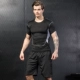 Bộ đồ thể thao nam mùa hè thường xuyên chạy bộ quần áo thể dục quần short tay ngắn quần áo thể thao khô nhanh quần áo thể thao - Thể thao sau quần thể thao nữ
