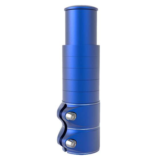 Modified heightened and extended adjustable bicycle stem