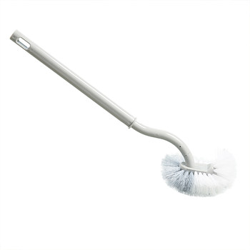 Bathroom toilet brush without blind spots for toilet wall-mounted