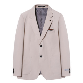 Spring and Autumn Korean version men's one-button slim suit business hairstylist suit two-piece groom dress ຜູ້​ຊາຍ