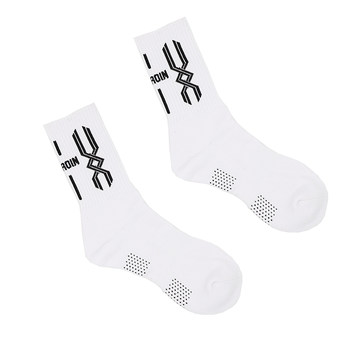 ກິລາ Mr. Fan Sports Thickened Towel Socks Spring and Summer Basketball Mid-Tube Socks Men's All-match Trendy Socks Pure Cotton White Socks