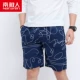 Nam Cực cotton đồ ngủ nam quần short mùa hè lỏng cotton mỏng kích thước lớn quần nhà bãi biển quần năm điểm - Quần tây