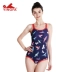 Áo tắm kiểu Anh thời trang mới cho nữ đồ bơi tam giác một mảnh tập hợp Slim áo ngực tập thể dục chuyên nghiệp Bộ đồ bơi One Piece